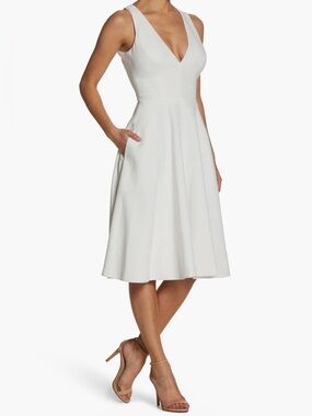 Dress The Population Catalina Fit & Flare Cocktail Dress Size XL (has pockets)!